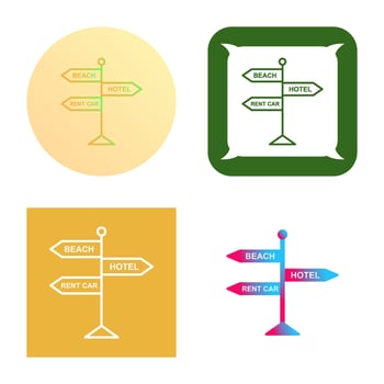 Signboard Vector Icon