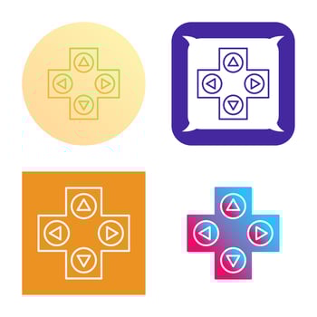 Unique Gaming Control Vector Icon