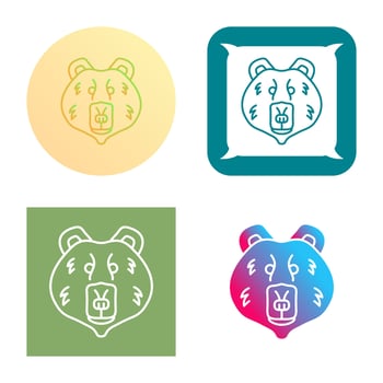 Polar Bear Vector Icon