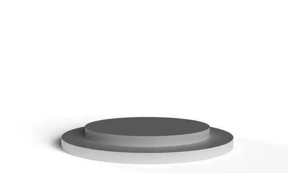 White isolated round circle podium stage symbol decoration ornament scene display show platform pedestal dais minimal light studio object award floor grey bright exhibition realistic shape design icon png