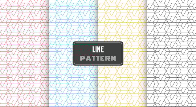 geometric line pattern polygonal shape vector