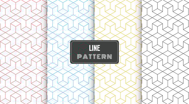 geometric line pattern polygonal vector