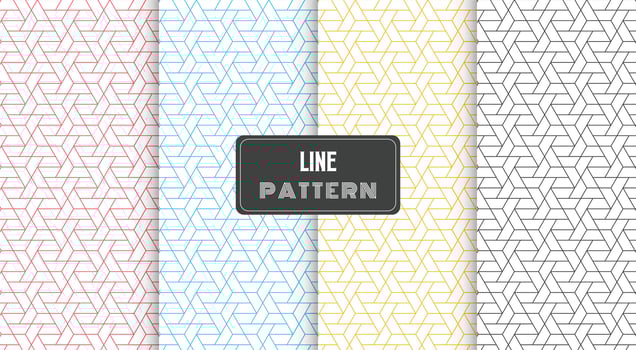 geometric line pattern polygonal shape vector
