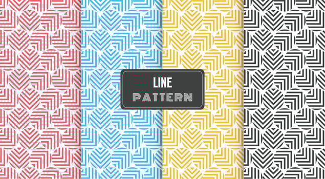 modern line pattern background vector