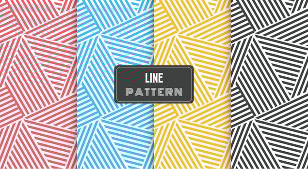 line geometric seamless pattern vector