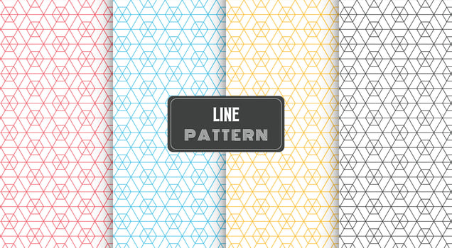 geometric line pattern polygonal shape vector
