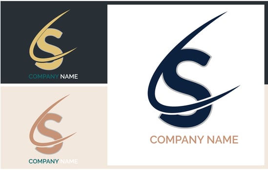 s letter logo and better presentation. vector illustration