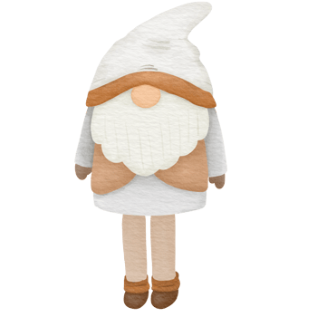Gnome cute wartercolor png