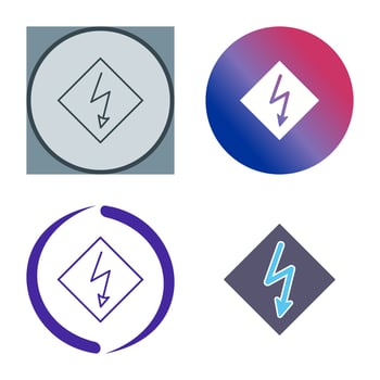 High Voltage Vector Icon