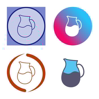 Milk Jug Vector Icon
