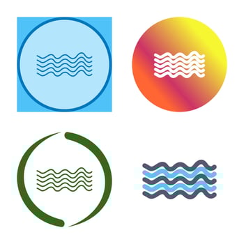 Magnetic Waves Vector Icon