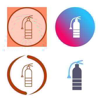Unique Extinguisher Vector Icon