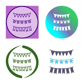 Garlands Vector Icon