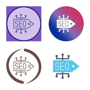 SEO Tag Vector Icon