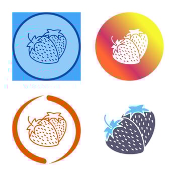 Strawberry Vector Icon