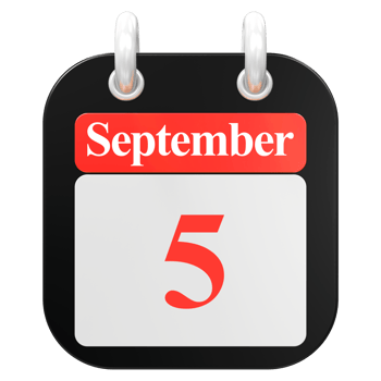 3D Render Of UI Icon September Day 5 png