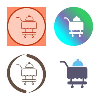 Room Service Vector Icon