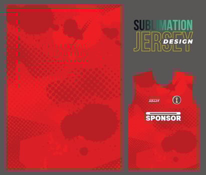 Vector jersey sports design for racing cycling football gaming motocross