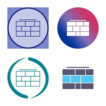 Brick wall Vector Icon