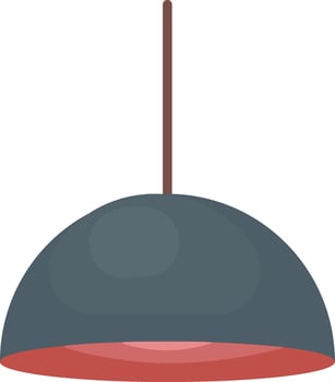 Kitchen lamp, illustration, vector on white background.