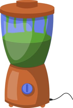 Juicer vector color illustration.