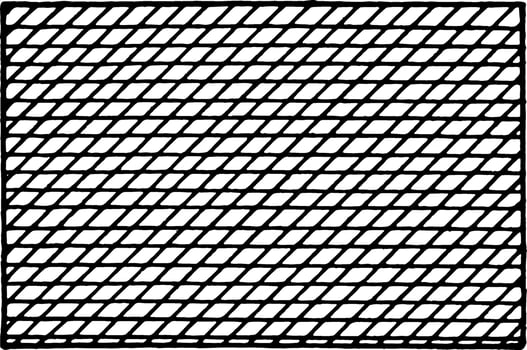 Insulating Material, imperial units In the practice,  vintage engraving. vector