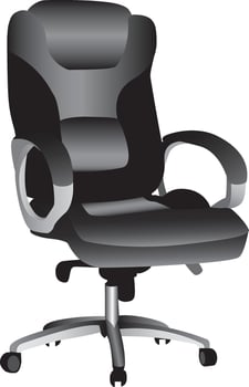 Isolated Office Chair vector