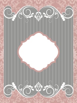 Vector greeting frame