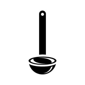 ladle icon vector template