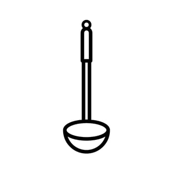 ladle icon vector template
