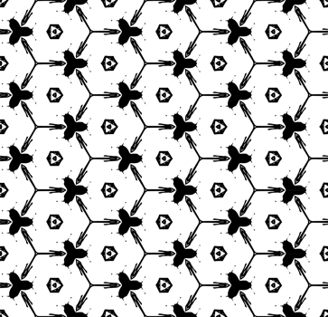 Black seamless abstract pattern. Overlay for background and backdrop. Ornamental design. PNG graphic illustration with transparent background.