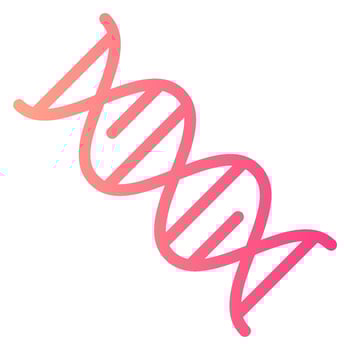 dna gradient icon vector