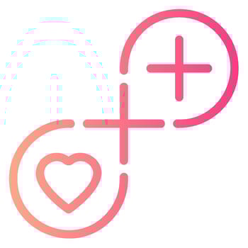 infinity gradient icon vector