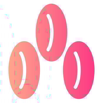 cells gradient icon vector