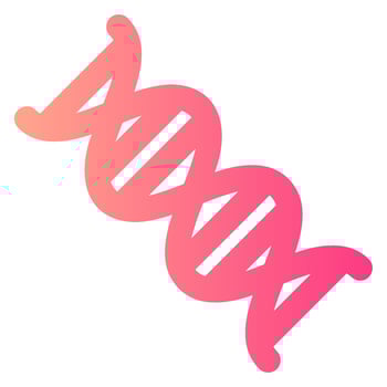 dna gradient icon vector