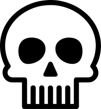 a skull icon vector