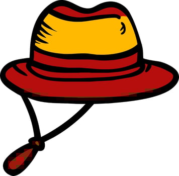 hat vector illustration