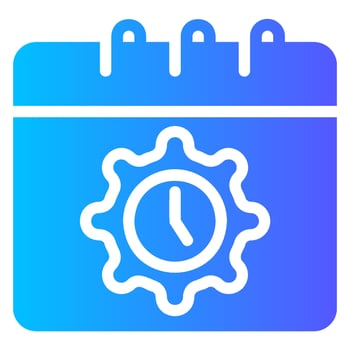 plan gradient icon vector
