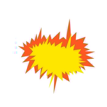 an explosion of orange and yellow vector