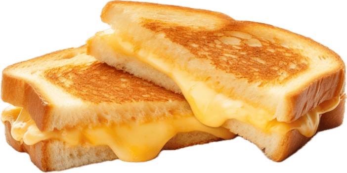 AI generated cheese toasted sandwich png