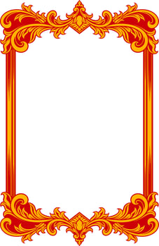 Classic ornament frame. vector illustration