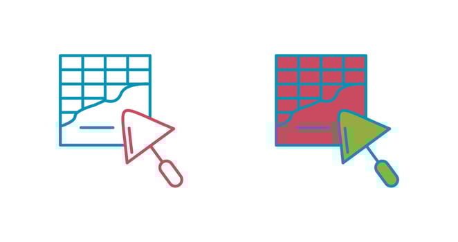 Plastering Vector Icon