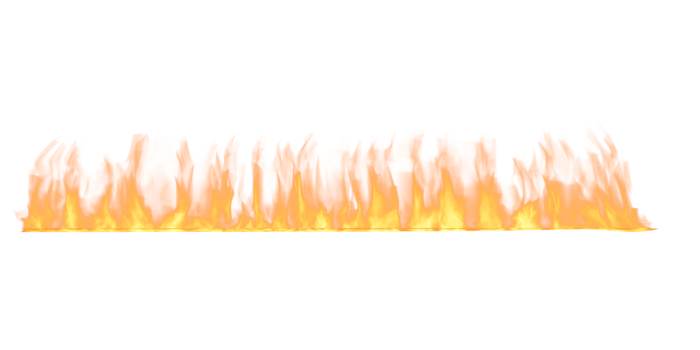 Dynamic Fire Flame - Fiery Elegance in Motion. png