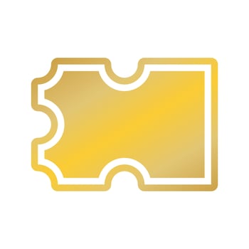 Cinema ticket coupon icon. Cinema movie video and film theme. Isolated design. Vector illustration.