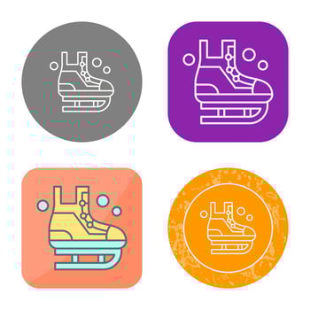 Ice Skating Vector Icon