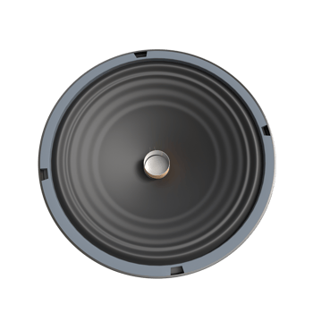 High-Fidelity 3D Audio Speaker Illustration - Sound Technology and Entertainment Concept png