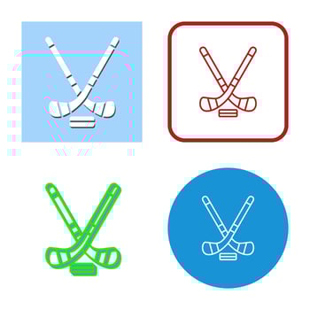 Ice Hockey Vector Icon
