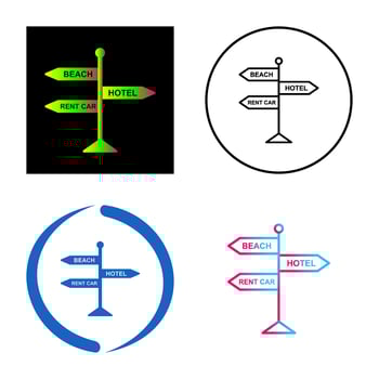 Signboard Vector Icon