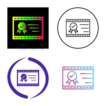 Unique Quality Assurance Vector Icon