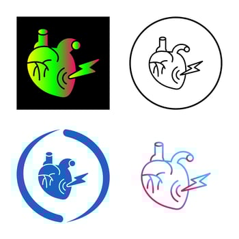 Heart Attack Vector Icon